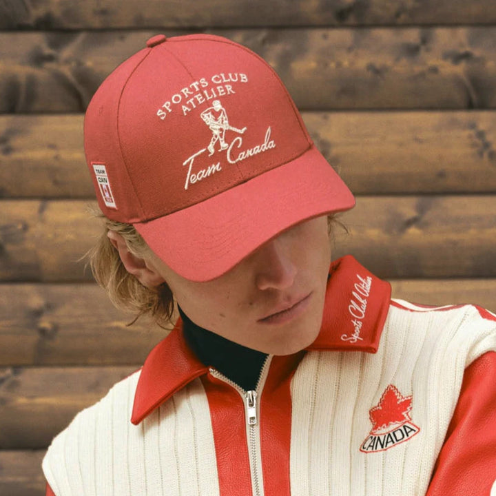 HOCKEY  CANADA CANVAS ADJUSTABLE TRUCKER CAP