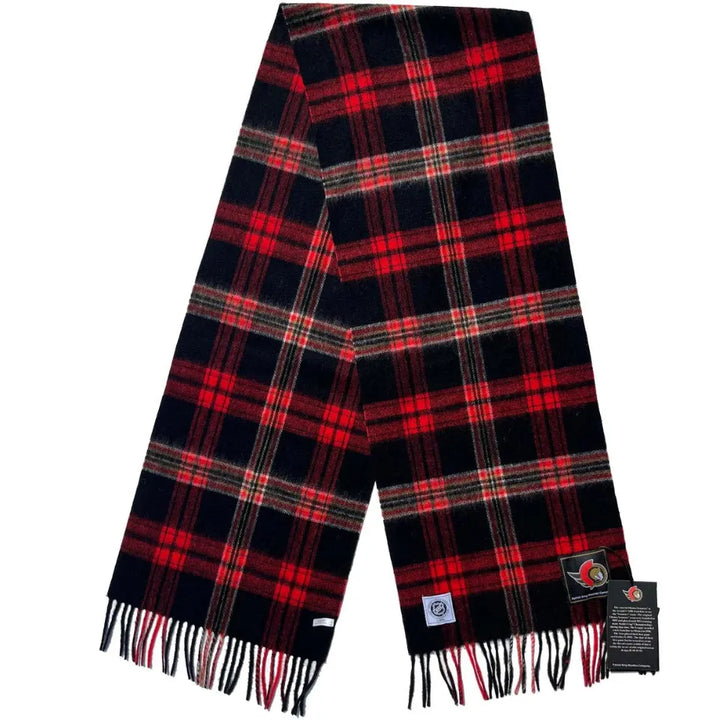 Sens Lambswool Extra Long Tartan Scarf