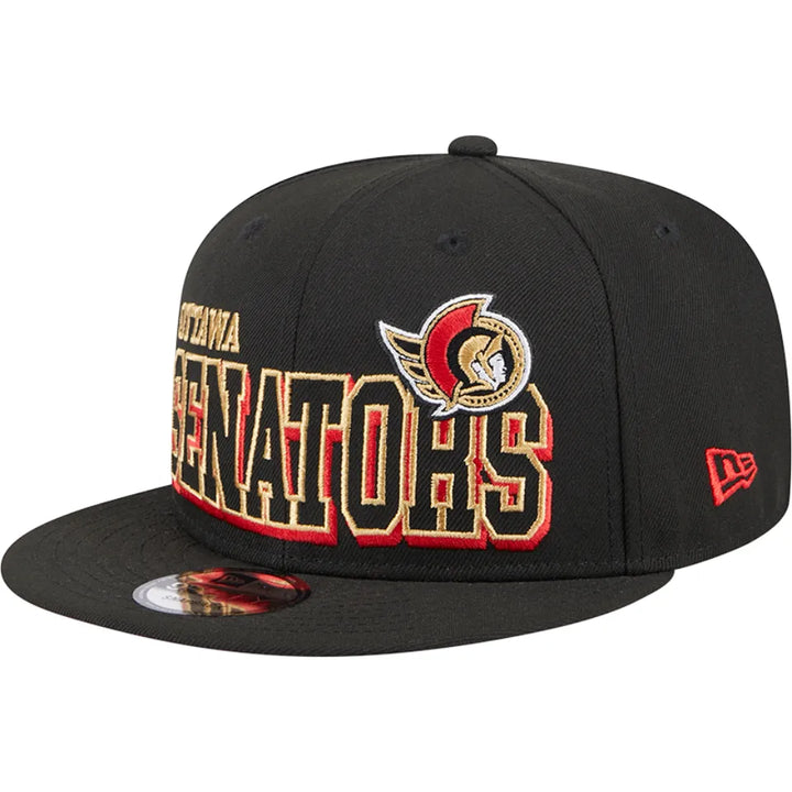GameDay Blk Flatbrim Cap (New Era)