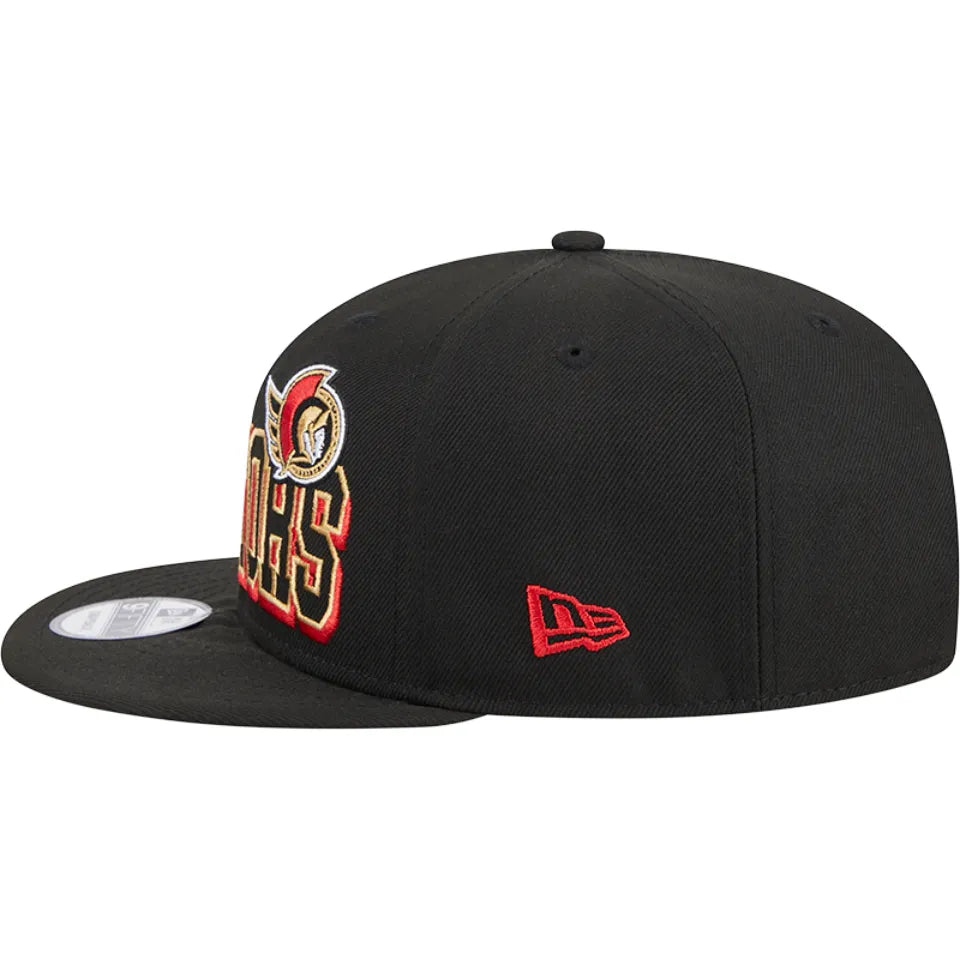 GameDay Blk Flatbrim Cap (New Era)