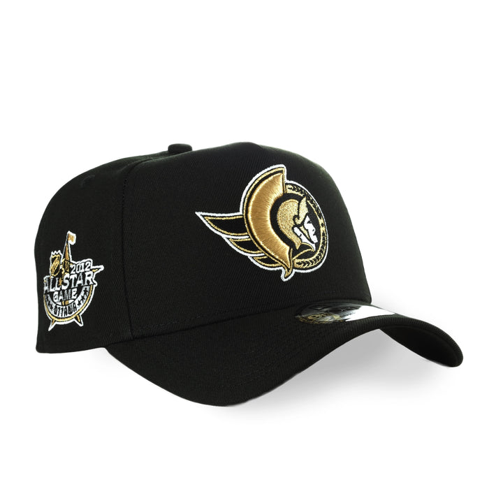 OTTAWA SENATORS 9FORTY BLACK & GOLD 2012 ALL STAR GAME ADJUSTABLE CAP