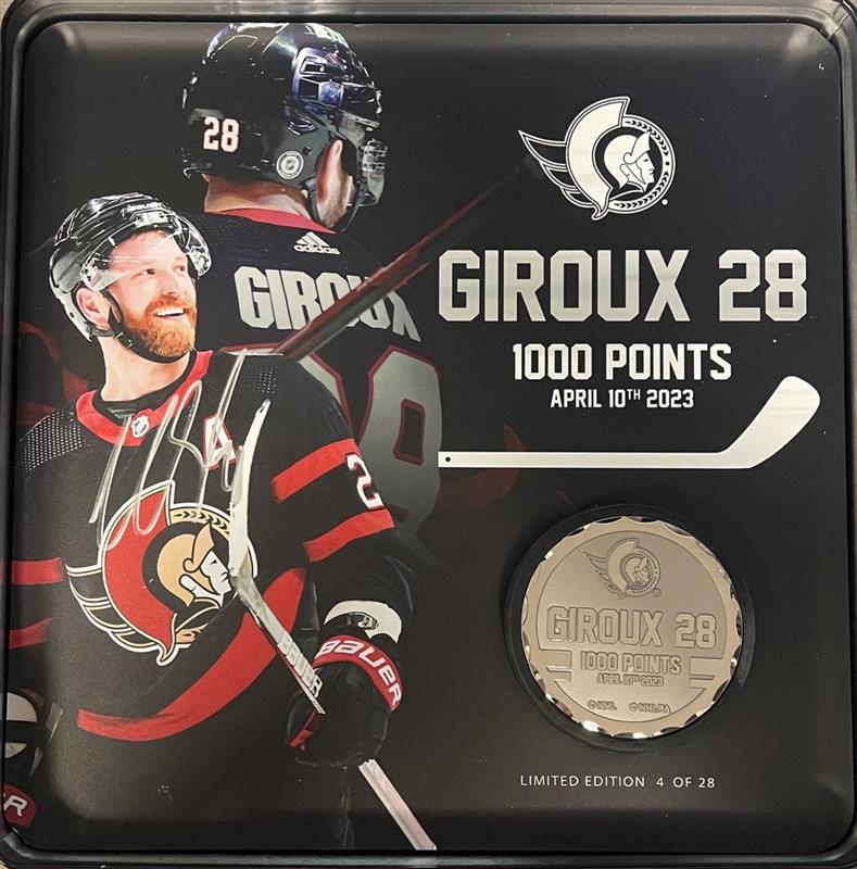 Giroux 1000 Point LE Tin - autographed