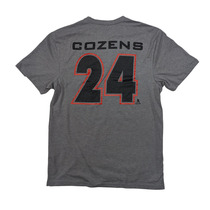 OTTAWA SENATORS COZENS HOME TOWN NAME & NUMBER TEE