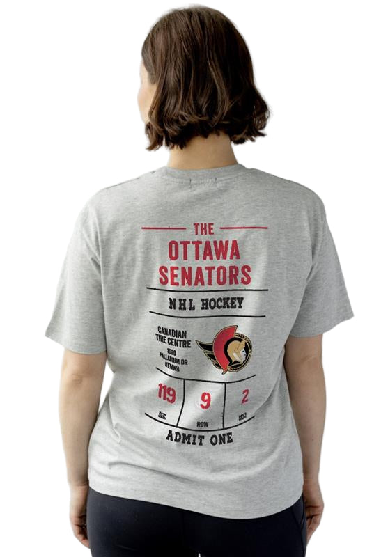 OTTAWA SENATORS WOMEN'S TICKET TEE