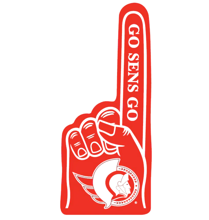2D Red Foam Finger
