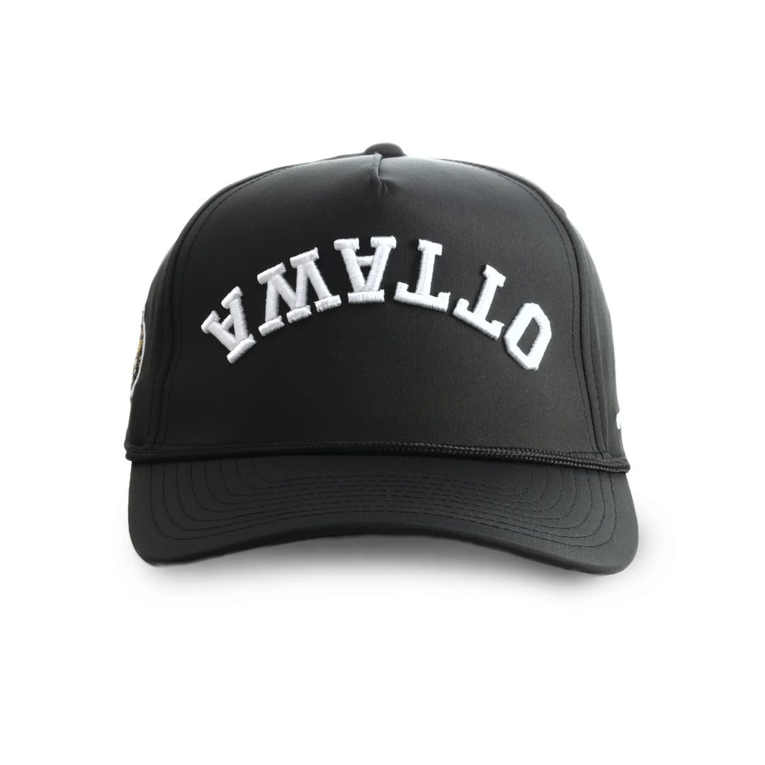 OTTAWA SENATORS BLACK TAILGATE REVERSED ADJUSTABLE CAP