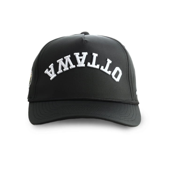 OTTAWA SENATORS BLACK TAILGATE REVERSED ADJUSTABLE CAP