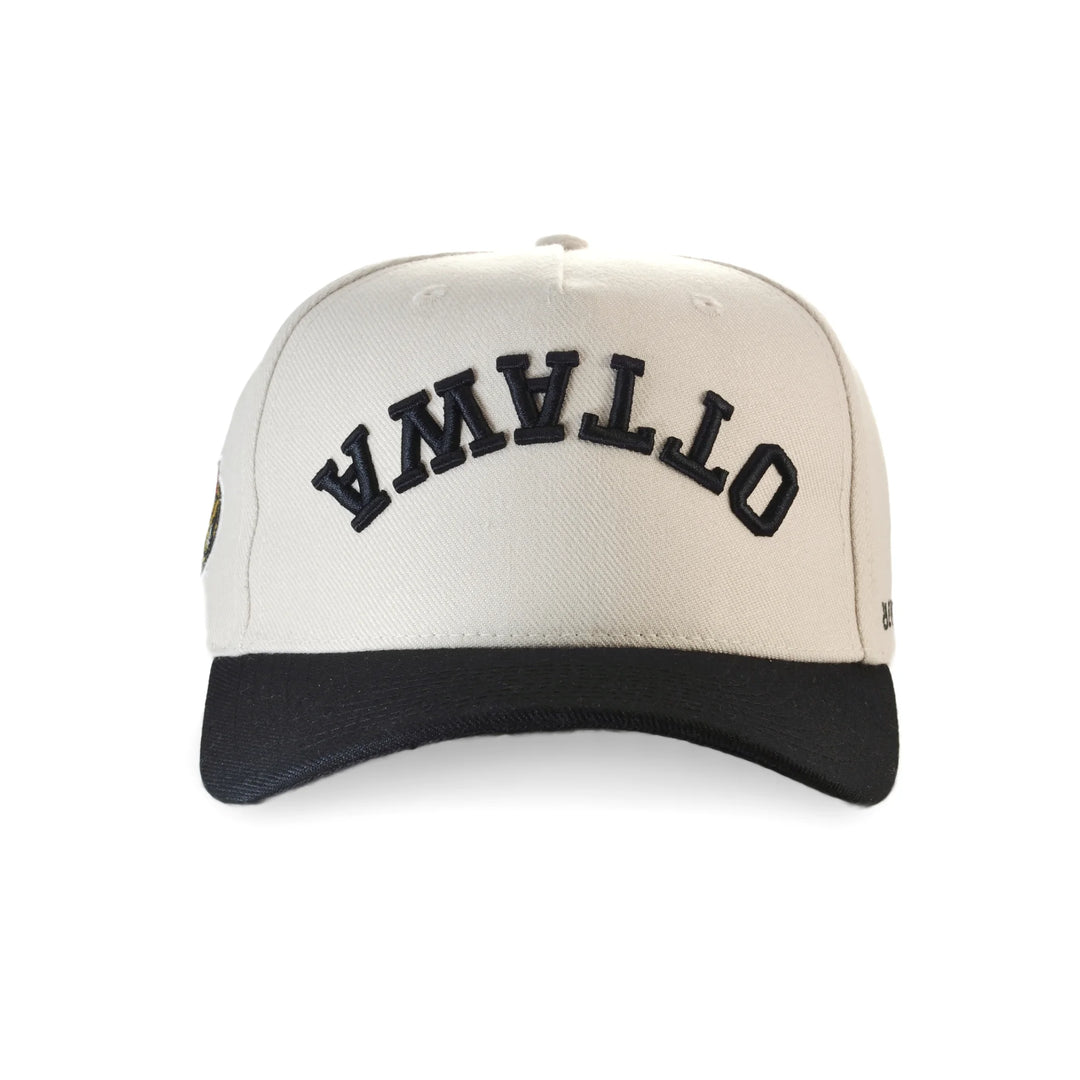 OTTAWA SENATORS TAN CREASE REVERSED ADJUSTABLE CAP