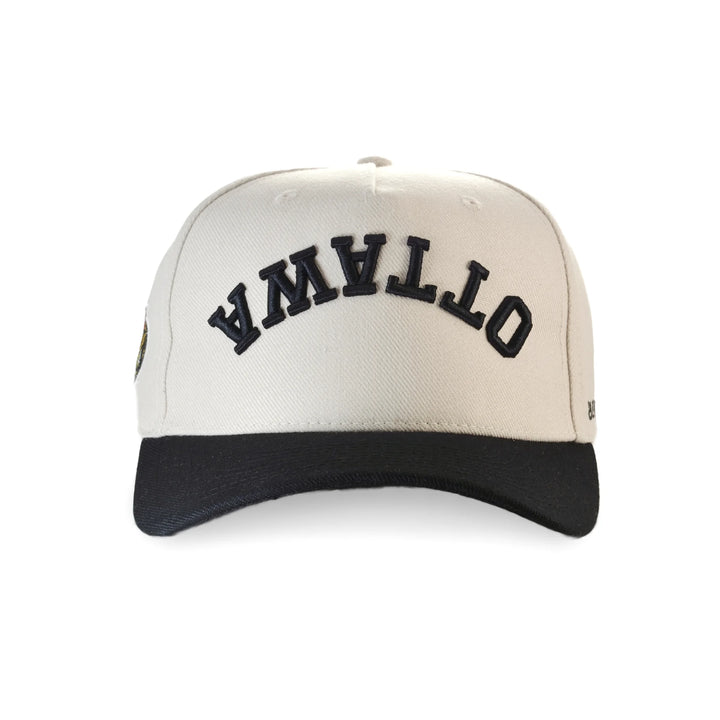 OTTAWA SENATORS TAN CREASE REVERSED ADJUSTABLE CAP