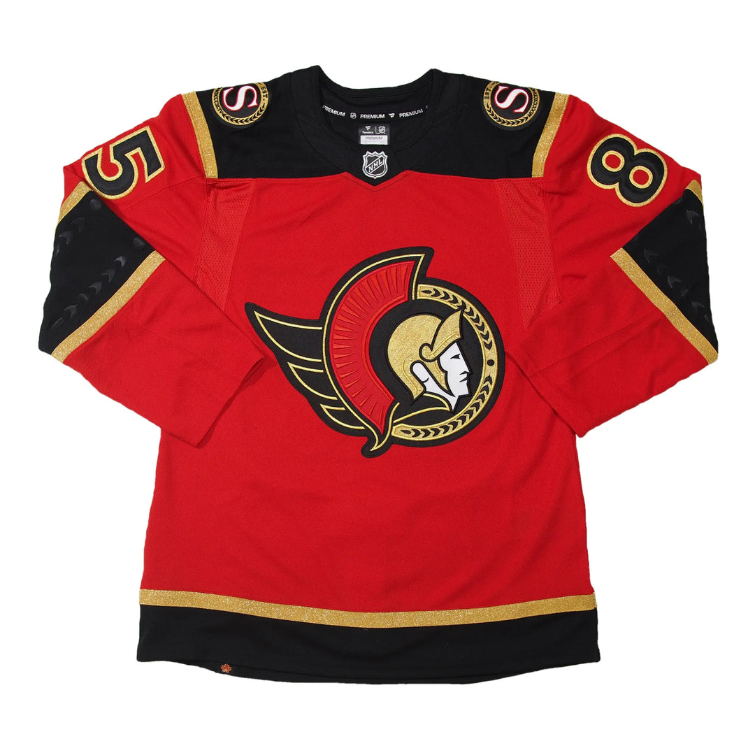 SANDERSON OTTAWA SENATORS PREMIUM FANATICS ALTERNATE JERSEY