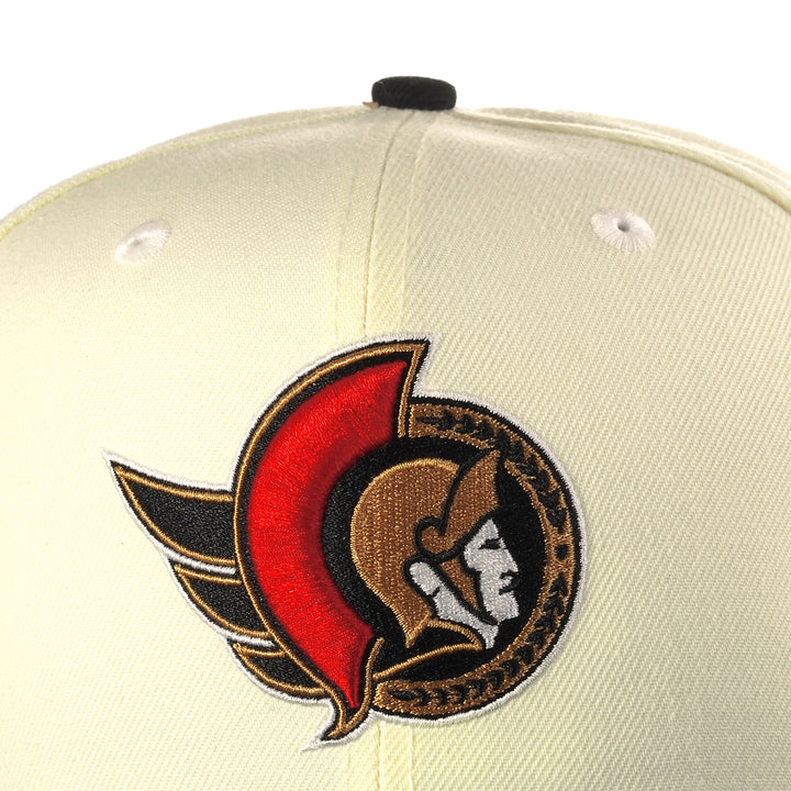OTTAWA SENATORS 59FIFTY TAN & BLACK 2012 ALL STAR GAME FITTED CAP