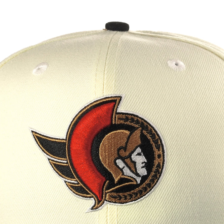OTTAWA SENATORS 59FIFTY TAN & BLACK 2012 ALL STAR GAME FITTED CAP