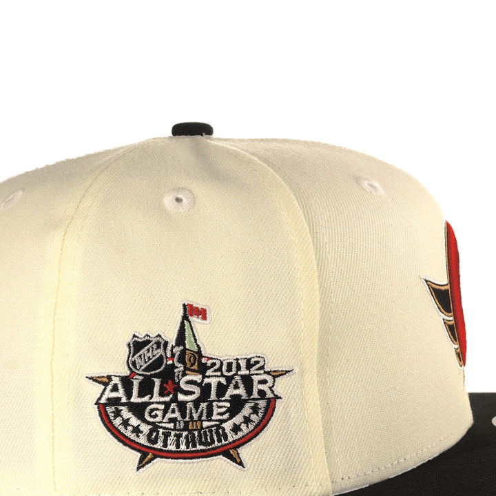 OTTAWA SENATORS 59FIFTY TAN & BLACK 2012 ALL STAR GAME FITTED CAP