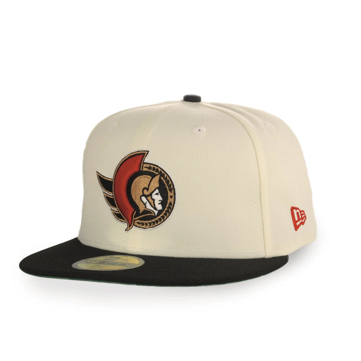 OTTAWA SENATORS 59FIFTY TAN & BLACK 2012 ALL STAR GAME FITTED CAP