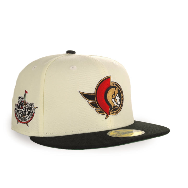 OTTAWA SENATORS 59FIFTY TAN & BLACK 2012 ALL STAR GAME FITTED CAP