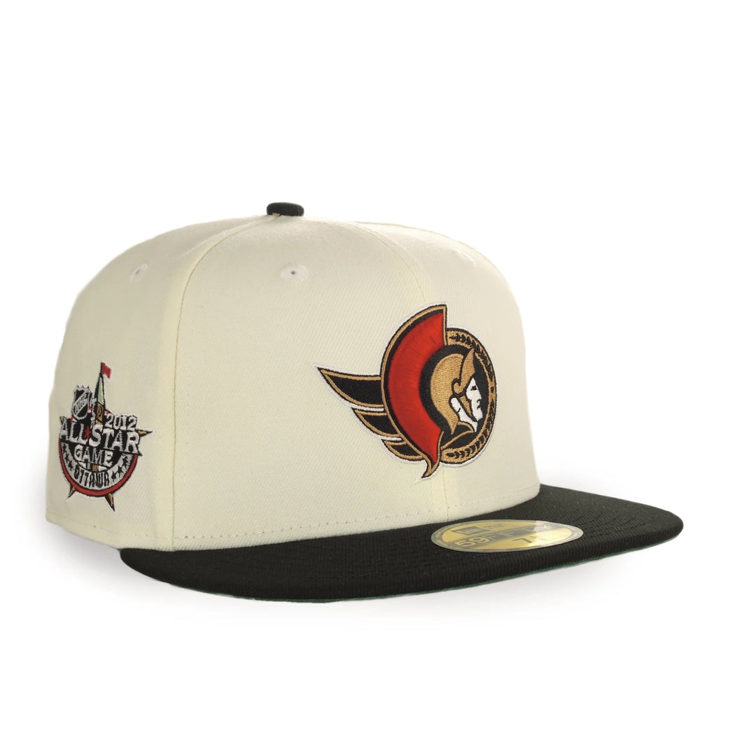 OTTAWA SENATORS 59FIFTY TAN & BLACK 2012 ALL STAR GAME FITTED CAP