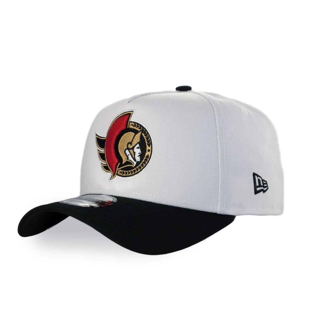 OTTAWA SENATORS 9FORTY WHITE & BLACK ADJUSTABLE CAP