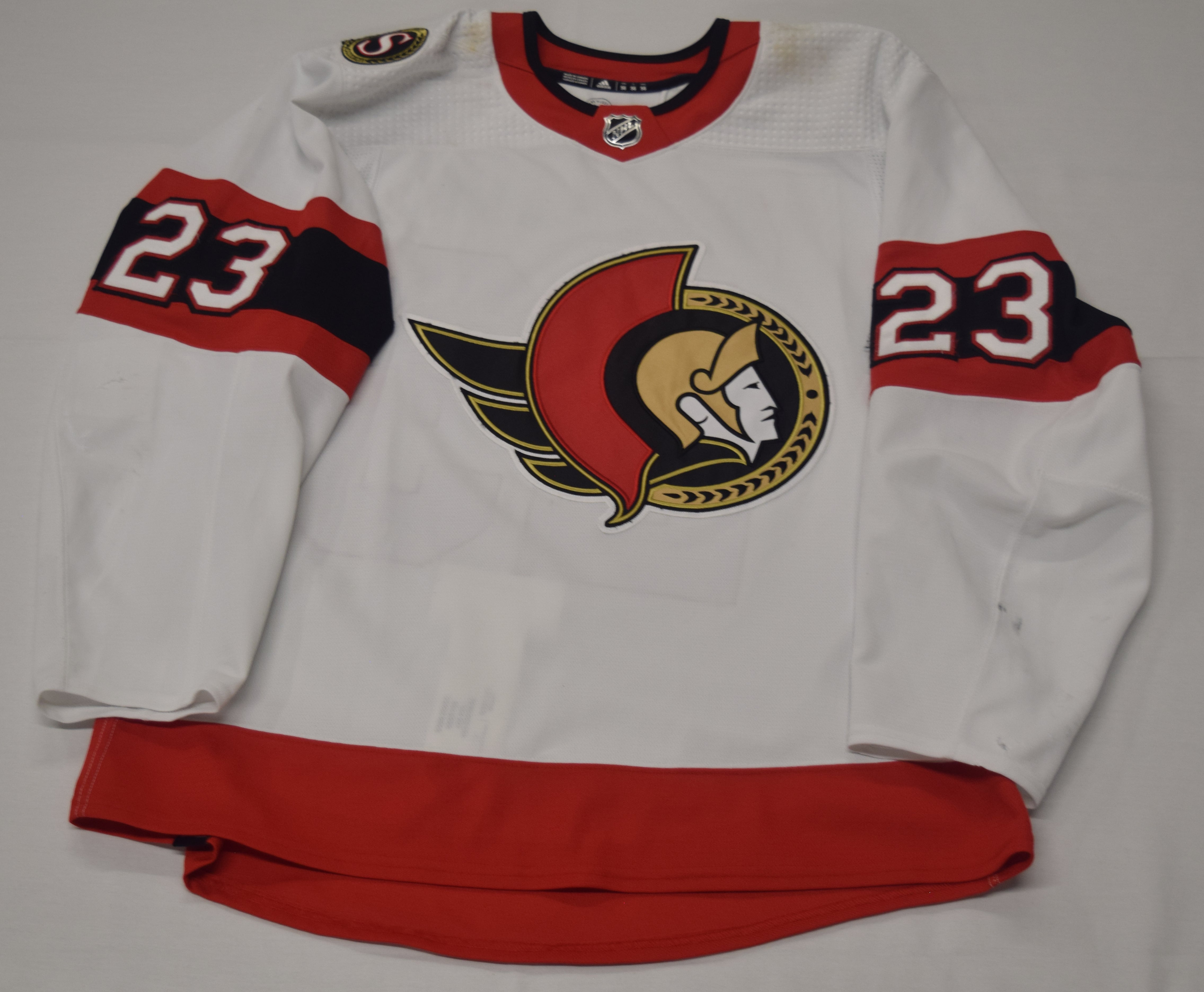 2020-21 Tim Stützle Ottawa Senators Game Worn Jersey - Ottawa Senators Game  Used