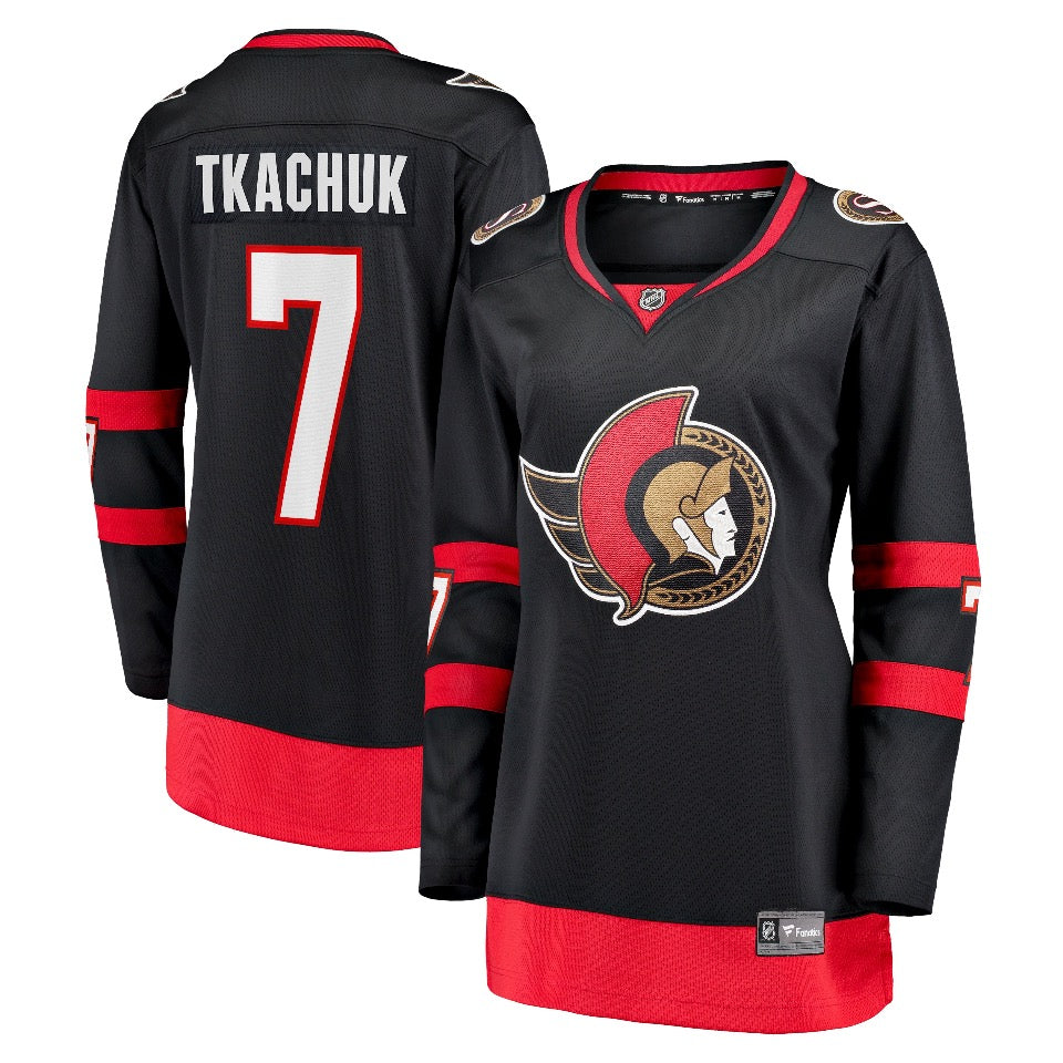 Fanatics NHL Women's Florida Panthers Matthew Tkachuk #19 Breakaway Home Replica Jersey, XL, Red