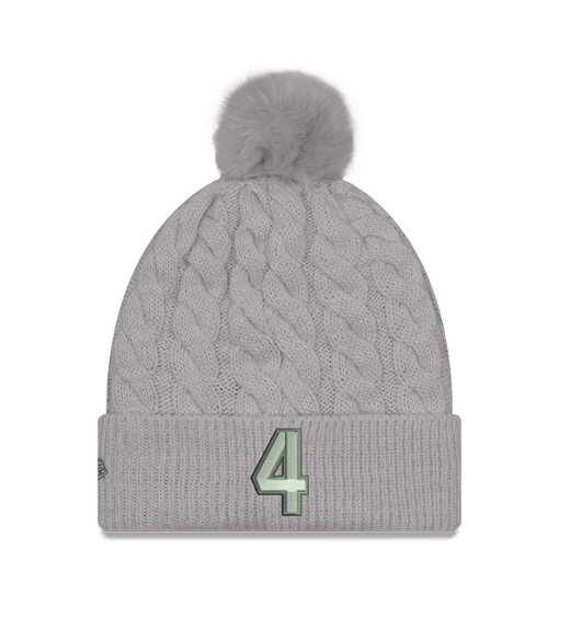 Chris Phillips Women's Cable Knit Cuffed Pom Toque