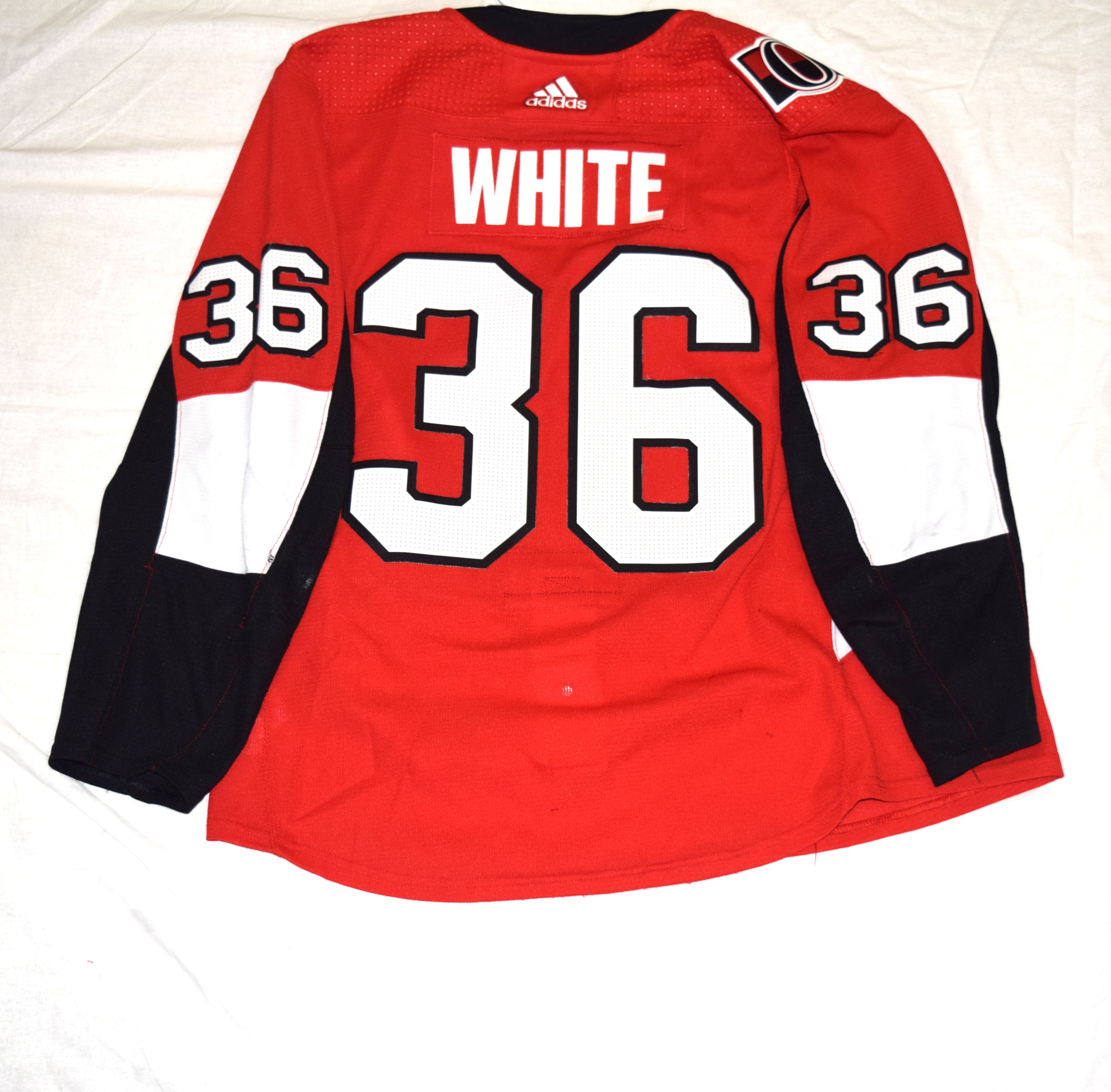 Colin White Ottawa Senators Adidas Authentic Home NHL Jersey –