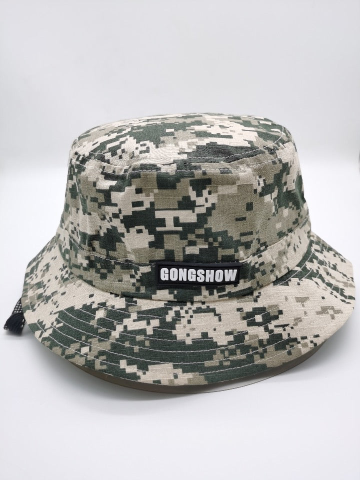 Bucket Hat | Aqua Military Camo
