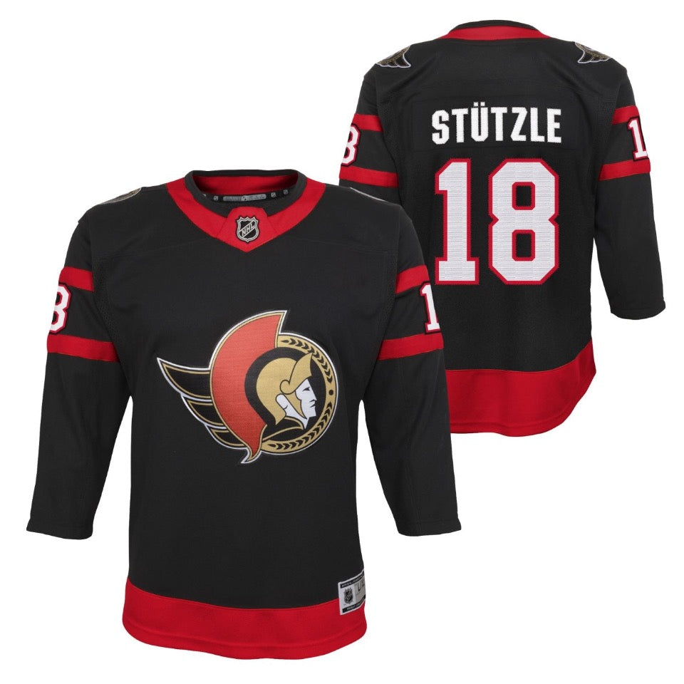 Men's Ottawa Senators Tim Stutzle Fanatics Branded Black Home Premier Breakaway  Player - Jersey