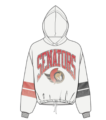 Chicago Blackhawks Fanatics Branded Youth 2019 Winter Classic Primary Logo  Pullover Hoodie - Black