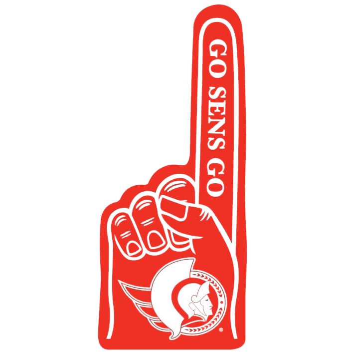 Ottawa Senators Red Foam Finger